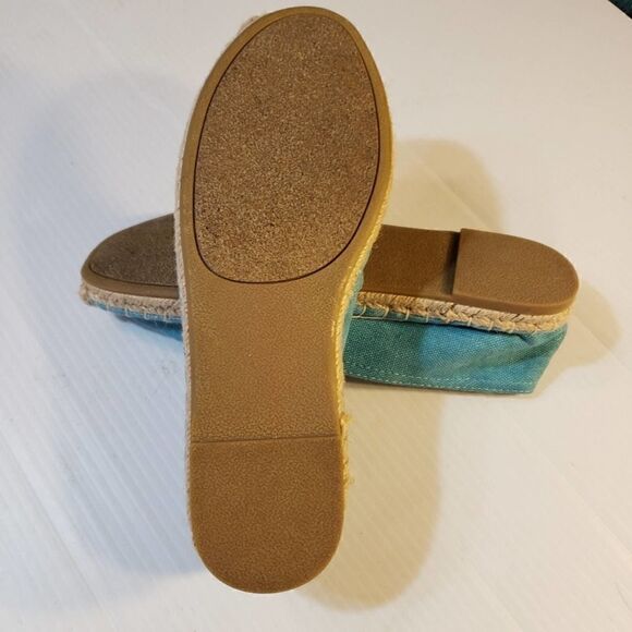143 Girl Turquoise Espadrilles Pineapple 7M - Picture 5 of 8